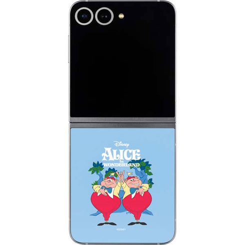 Disney Alice in Wonderland Tweedle Dee and Tweedle Dum Galaxy Z Flip6 Skin